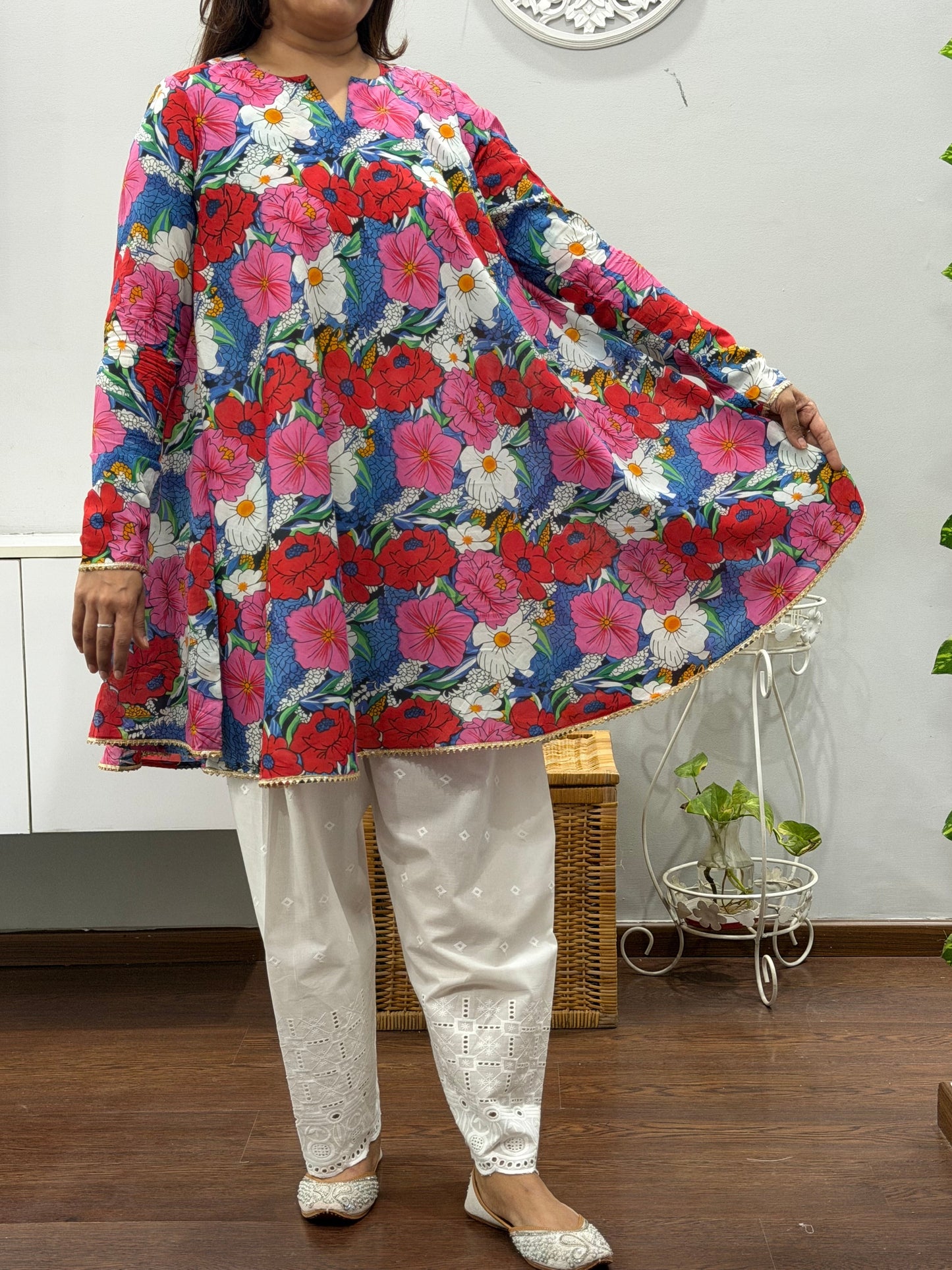 Florina Umbrella Kurta With Farshi Salwar