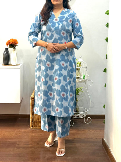 Anvaya Ikkat Co ord Set