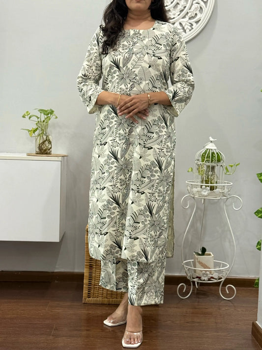 Chic Monochrome Co ord set
