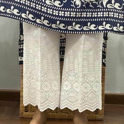 Blue bloom Kurta Palazzo set 2