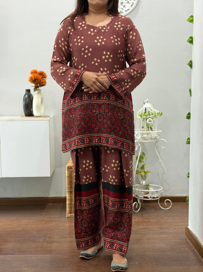 Ajooni Kurta Farshi Salwar Set