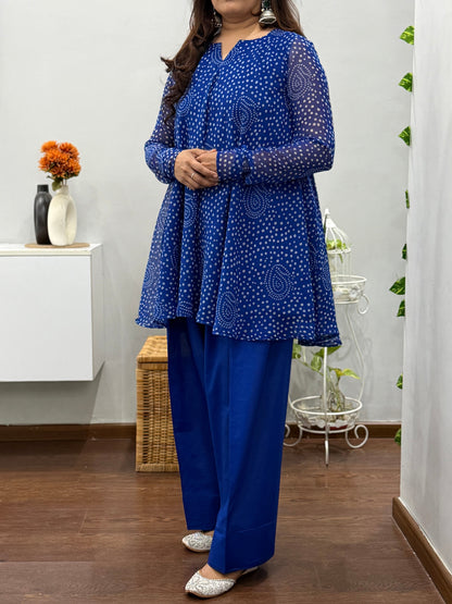 Neelaya Umbrella Kurta Farshi Salwar Set