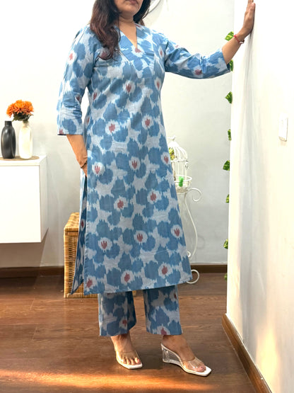 Anvaya Ikkat Co ord Set