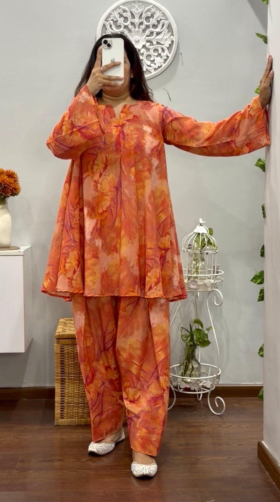 Keerat Umbrella Kurta With Farshi Salwar