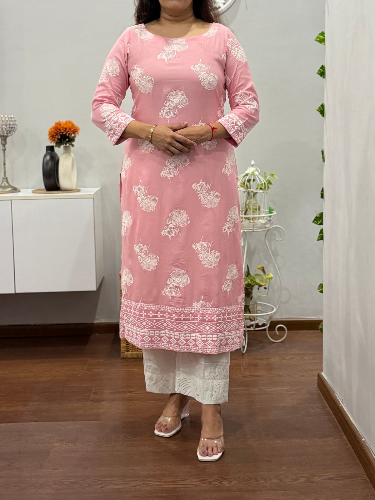 Gulabi Noor Kurta Palazzo Set