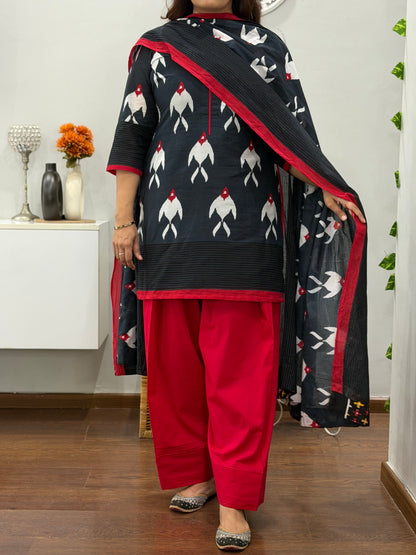 Meenakshi Suit Set With Farshi Salwar
