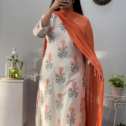 Prachi cotton  suit set