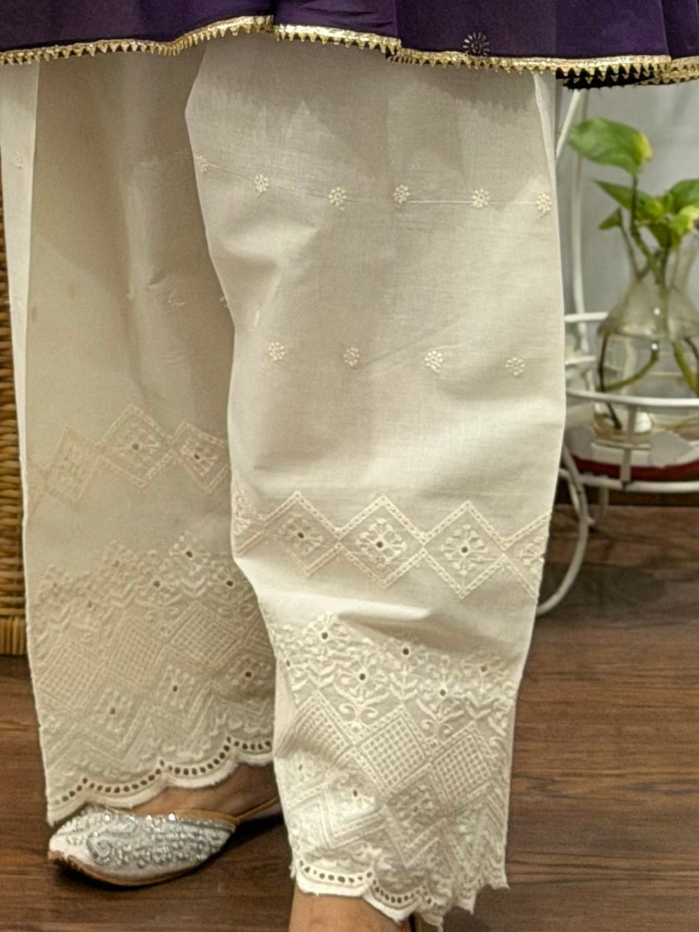 Embroidered Farshi Salwar