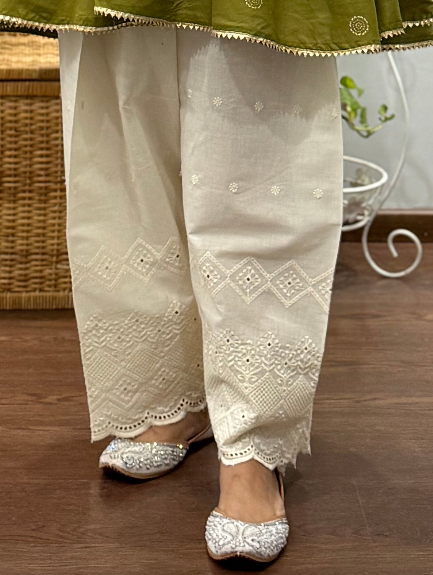 Embroidered Farshi Salwar