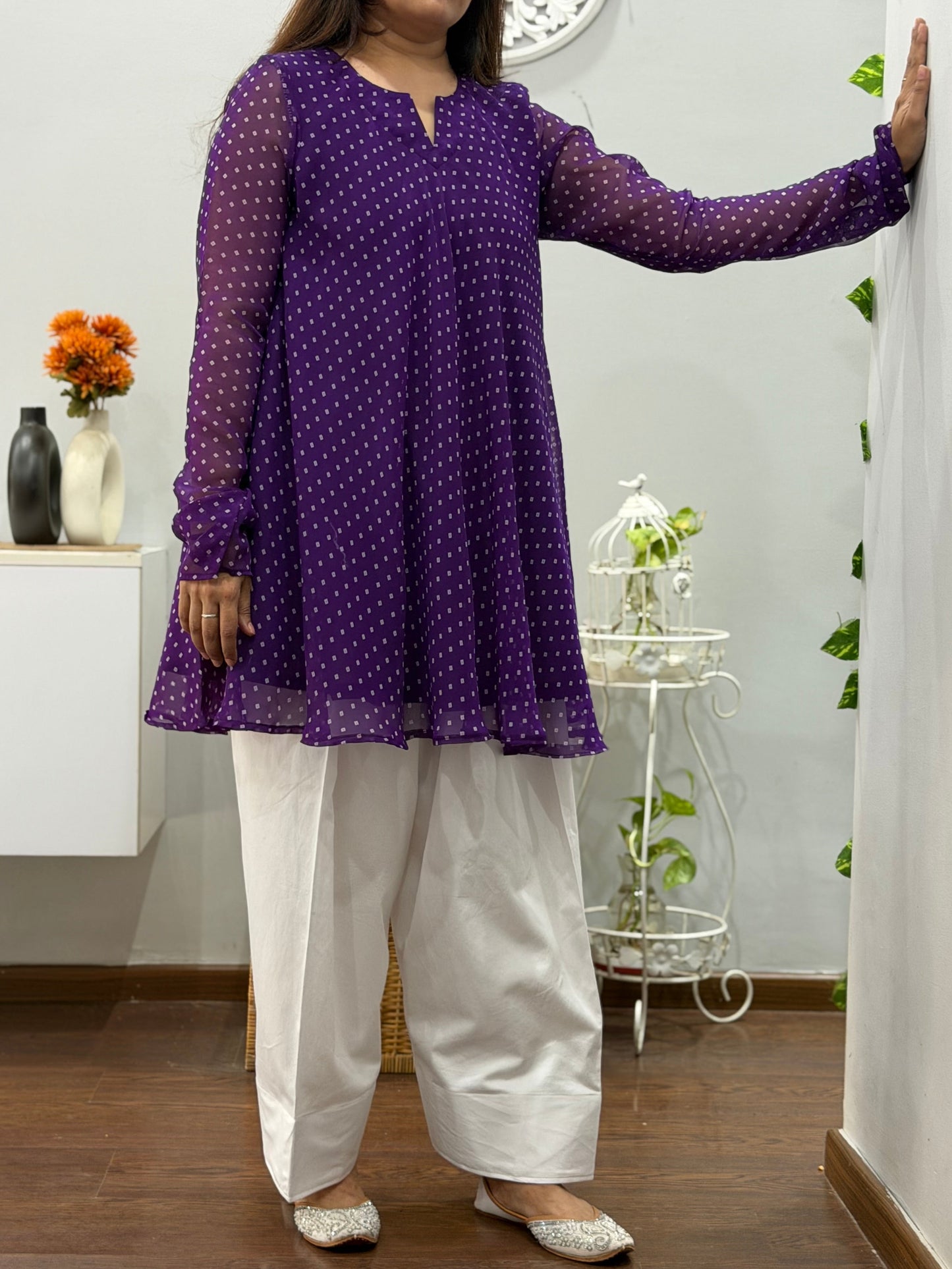 Nayab Umbrella Kurta Farshi Salwar Set