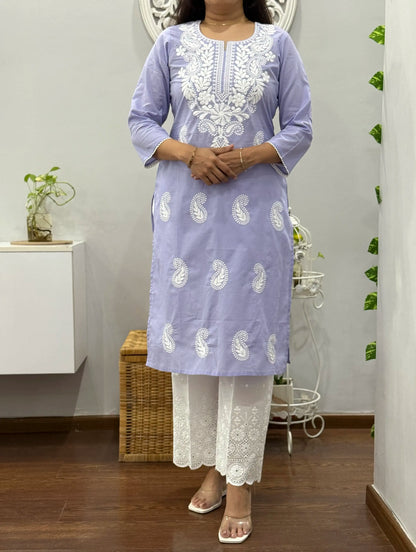 Meera kurta palazzo set - Lavender 