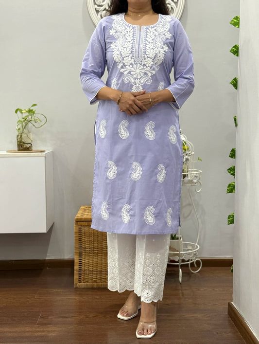 Meera kurta palazzo set - Lavender 