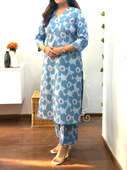 Anvaya Ikkat Co ord Set