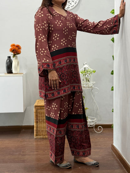 Ajooni Kurta Farshi Salwar Set
