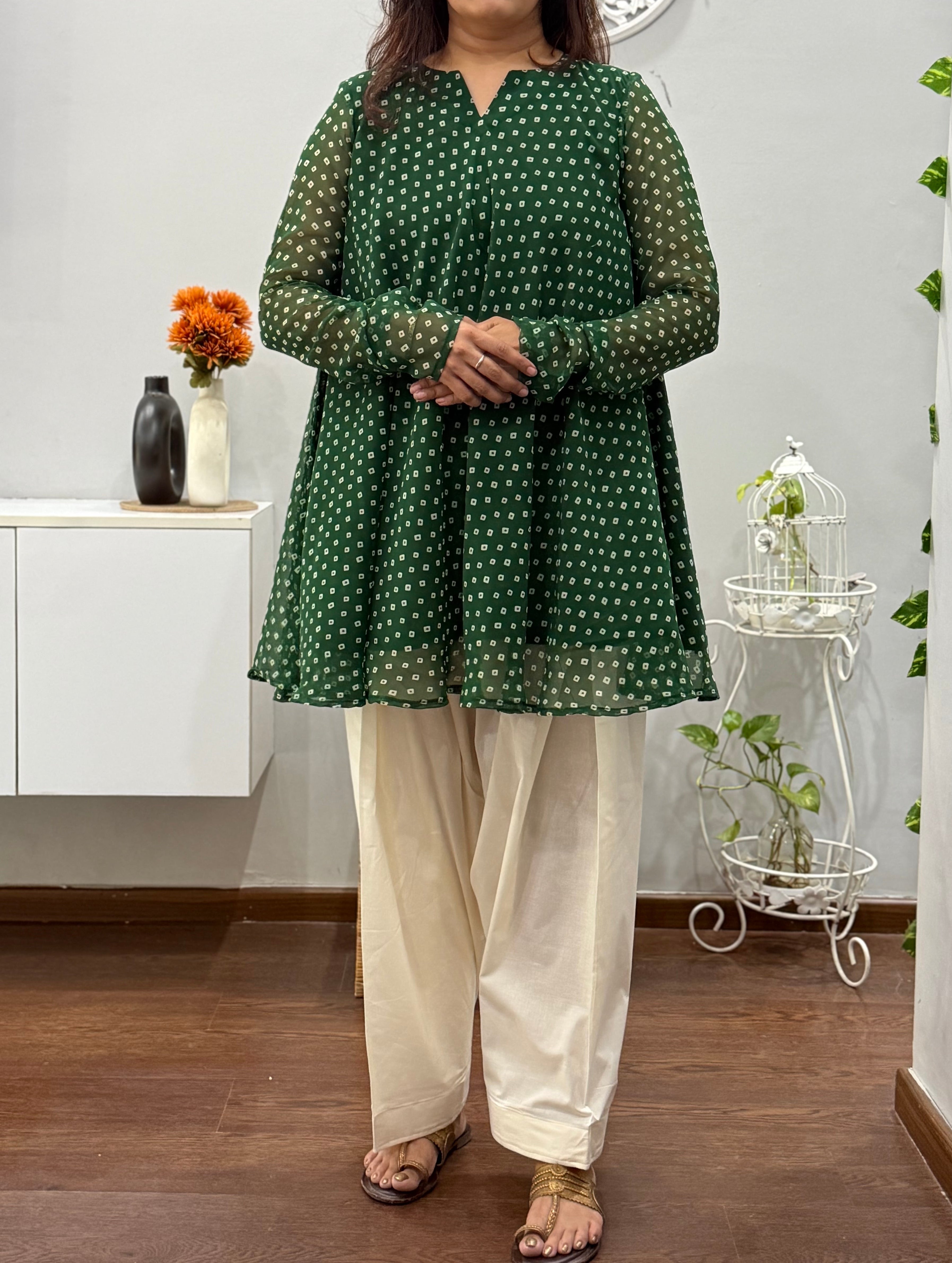 Rimsha Umbrella Kurta Farshi Salwar Set – Newagechic