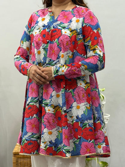 Florina Umbrella Kurta With Farshi Salwar