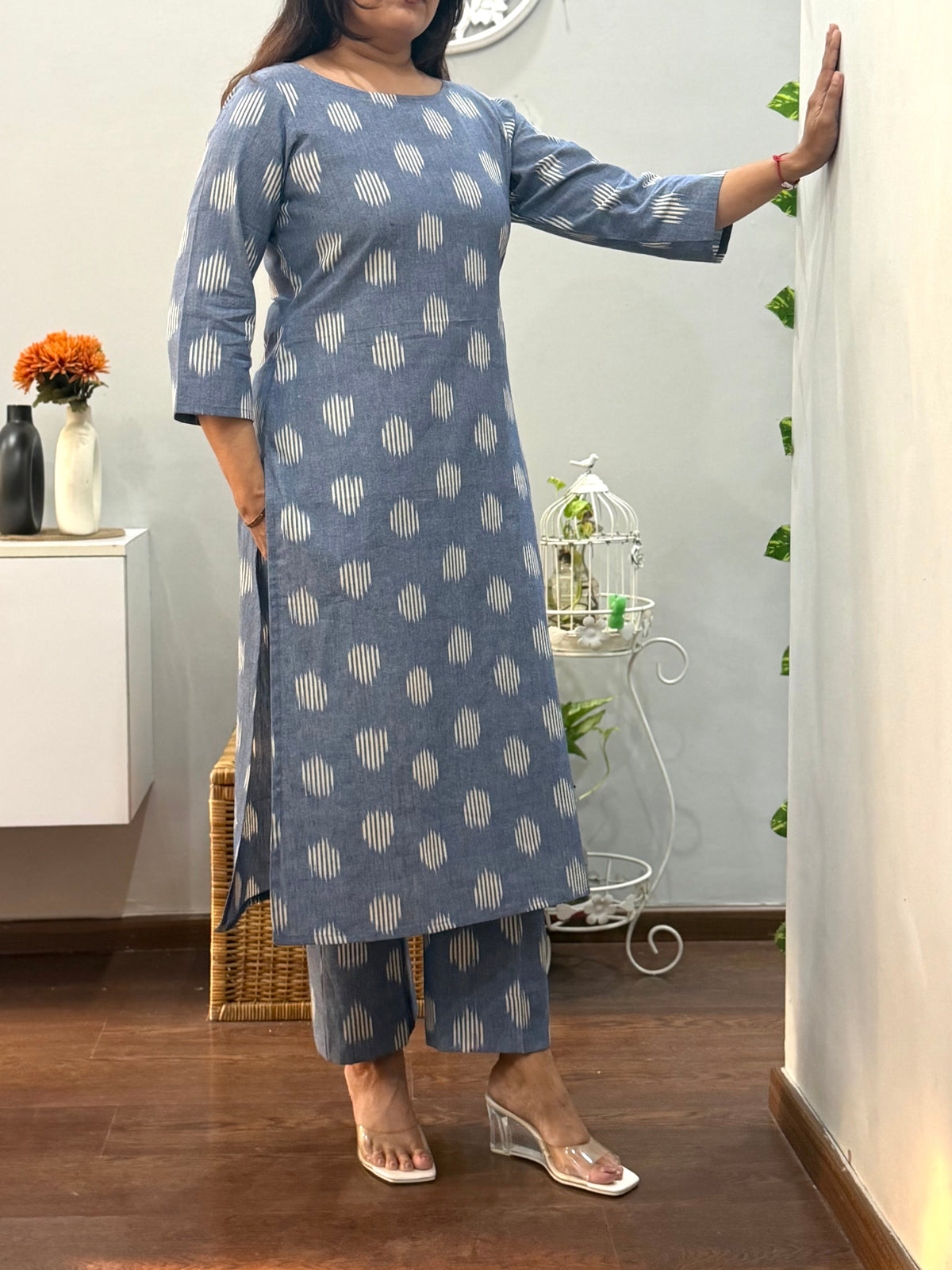 Suhaya Ikkat Co ord Set