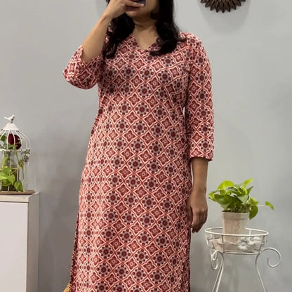 Allure cotton cord set RUST