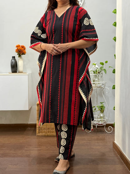 Dhruvika Kaftan Co-ord Set