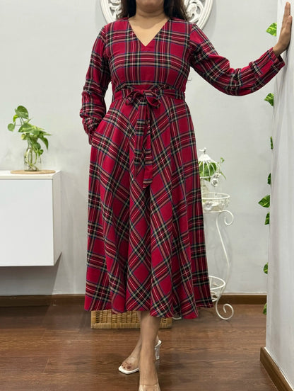 Christmas Flared Dress