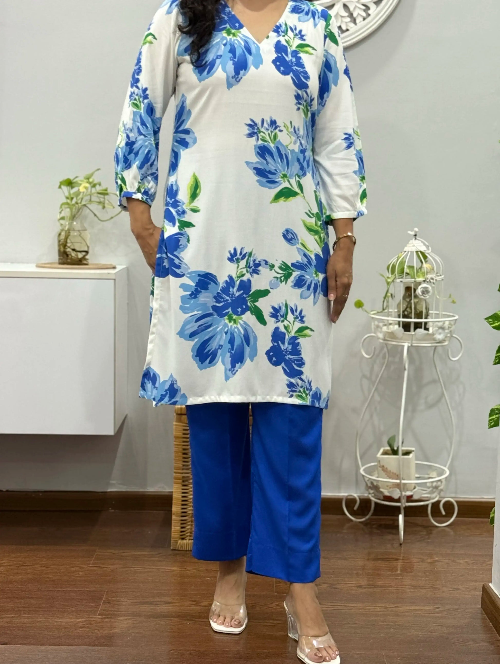 Pacific Bloom Kurta Palazzo 2