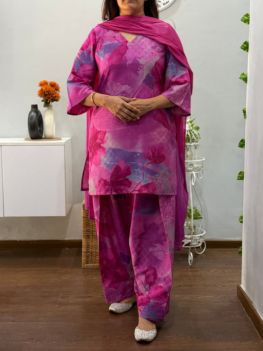 Falak Suit Set with Farshi Salwar