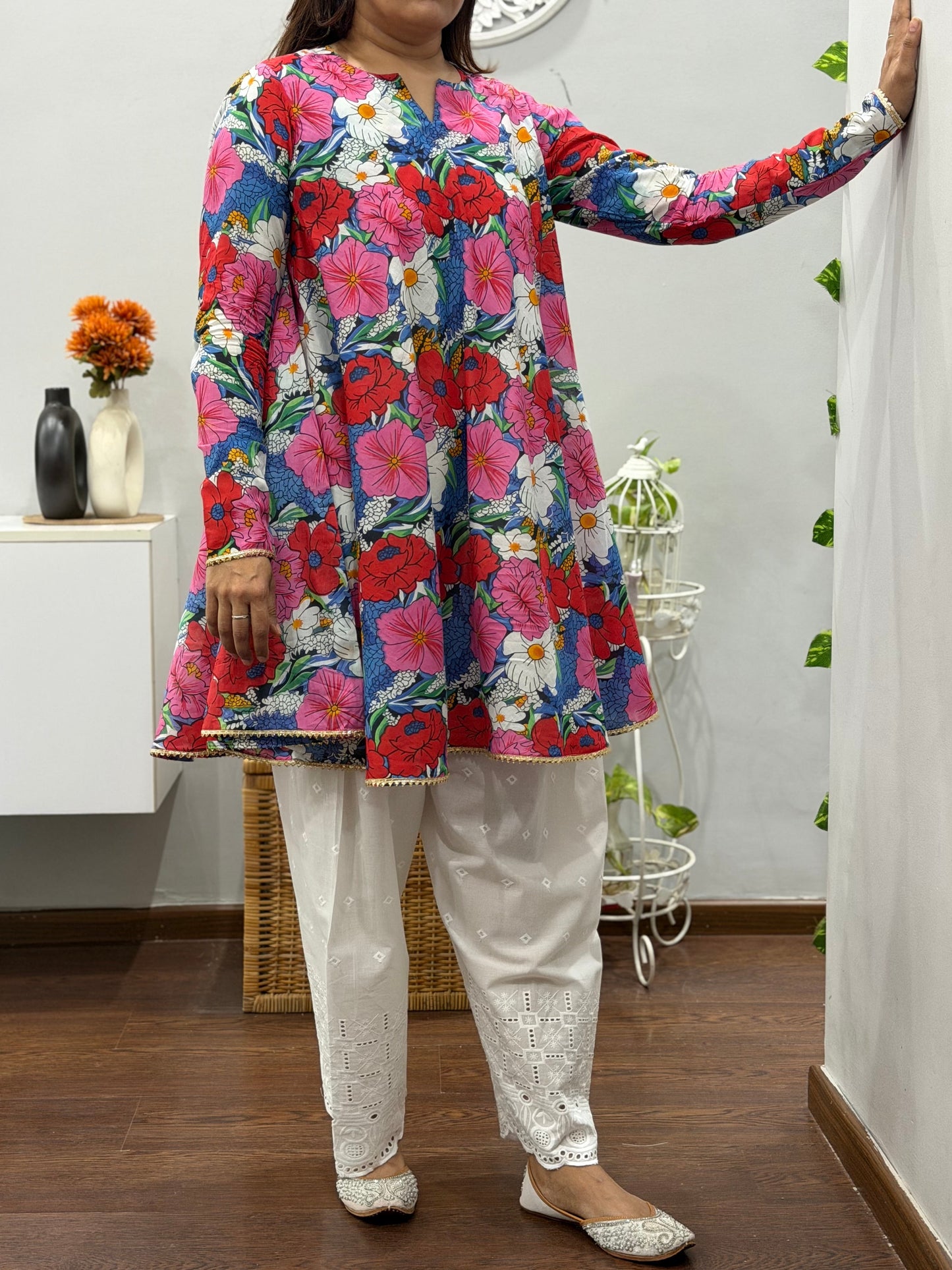 Florina Umbrella Kurta With Farshi Salwar