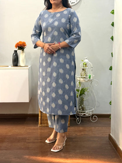 Suhaya Ikkat Co ord Set