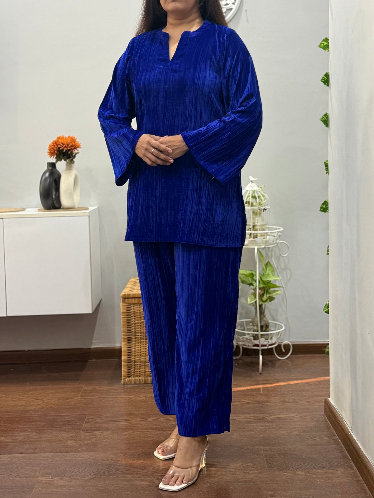 Royal Chic Velvet Co-ord Set