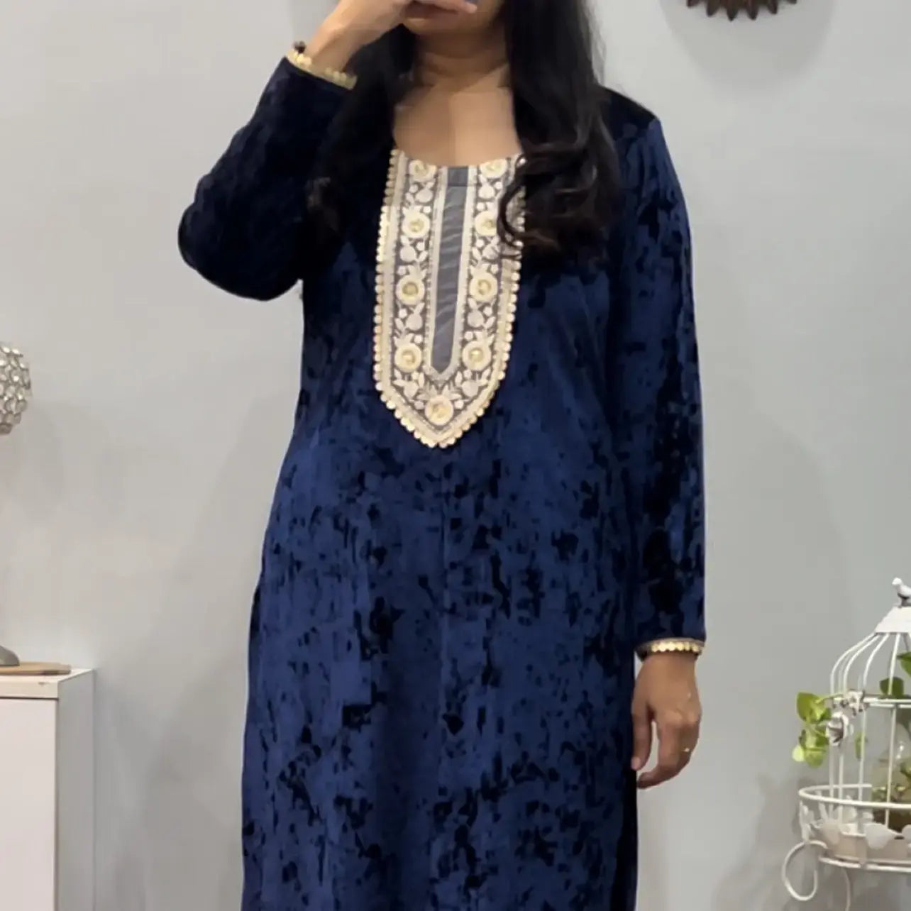 Sapphire Velvet Co-ord set