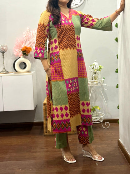 Uzbek Bloom Co ord Set