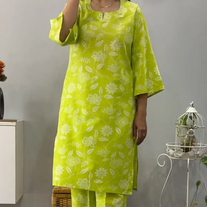 Green Florista Co-ord Set