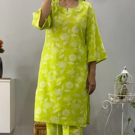 Green Florista Co-ord Set