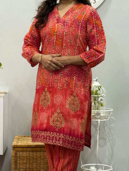 Mansi Kurta Palazzo Set 3