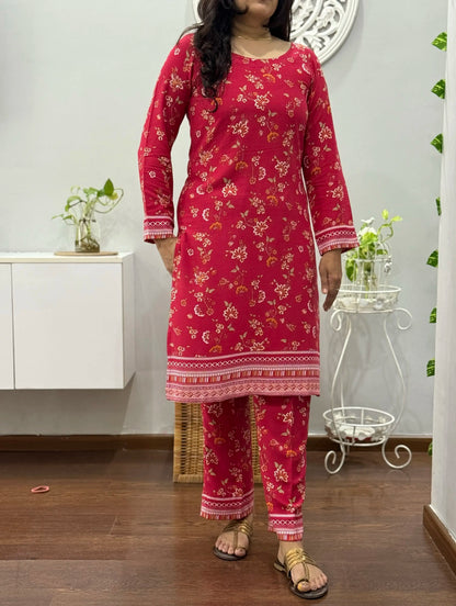 Floral Raga Co ord Set 2