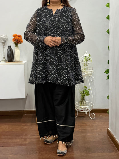 Nazm Umbrella Kurta Farshi Salwar Set