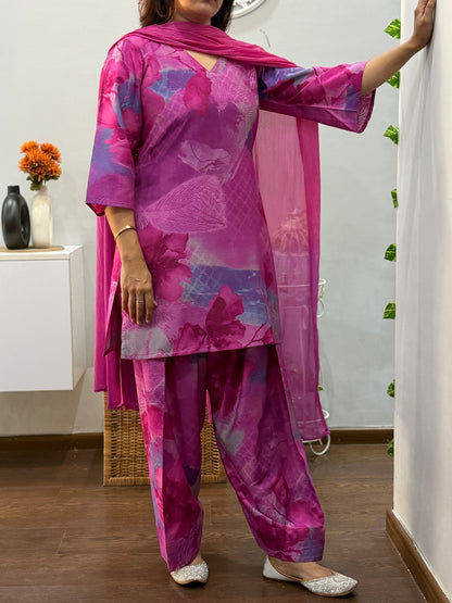 Falak Suit Set with Farshi Salwar
