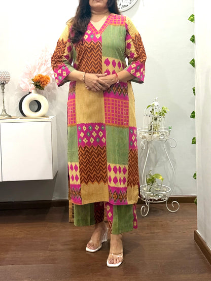 Uzbek Bloom Co ord Set