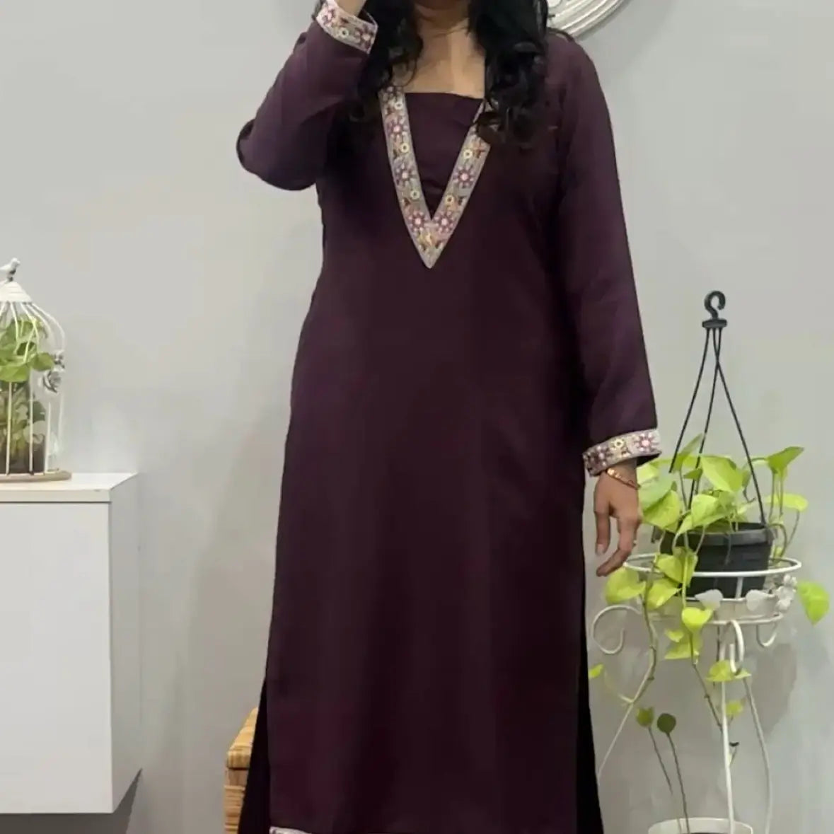 Deep Plum Winter Co-ord Set