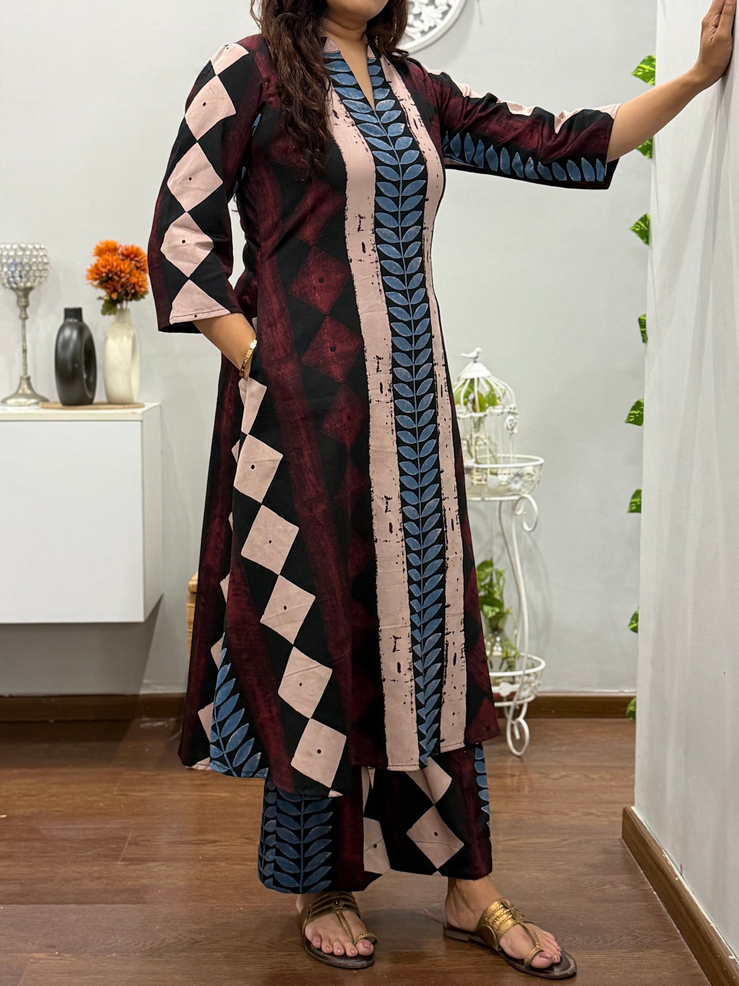 Navadha A Line Co ord Set