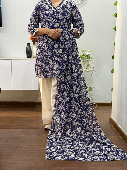 Iknoor Suit Set with Farshi Salwar