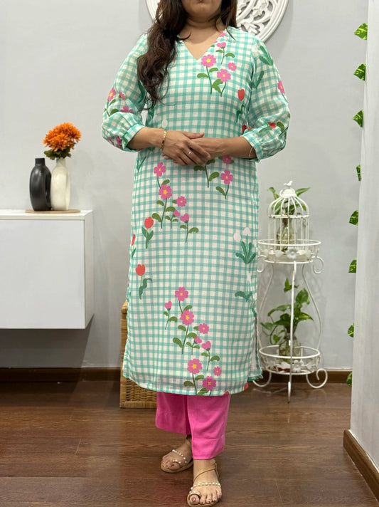 Areesha Kurta Palazzo Set