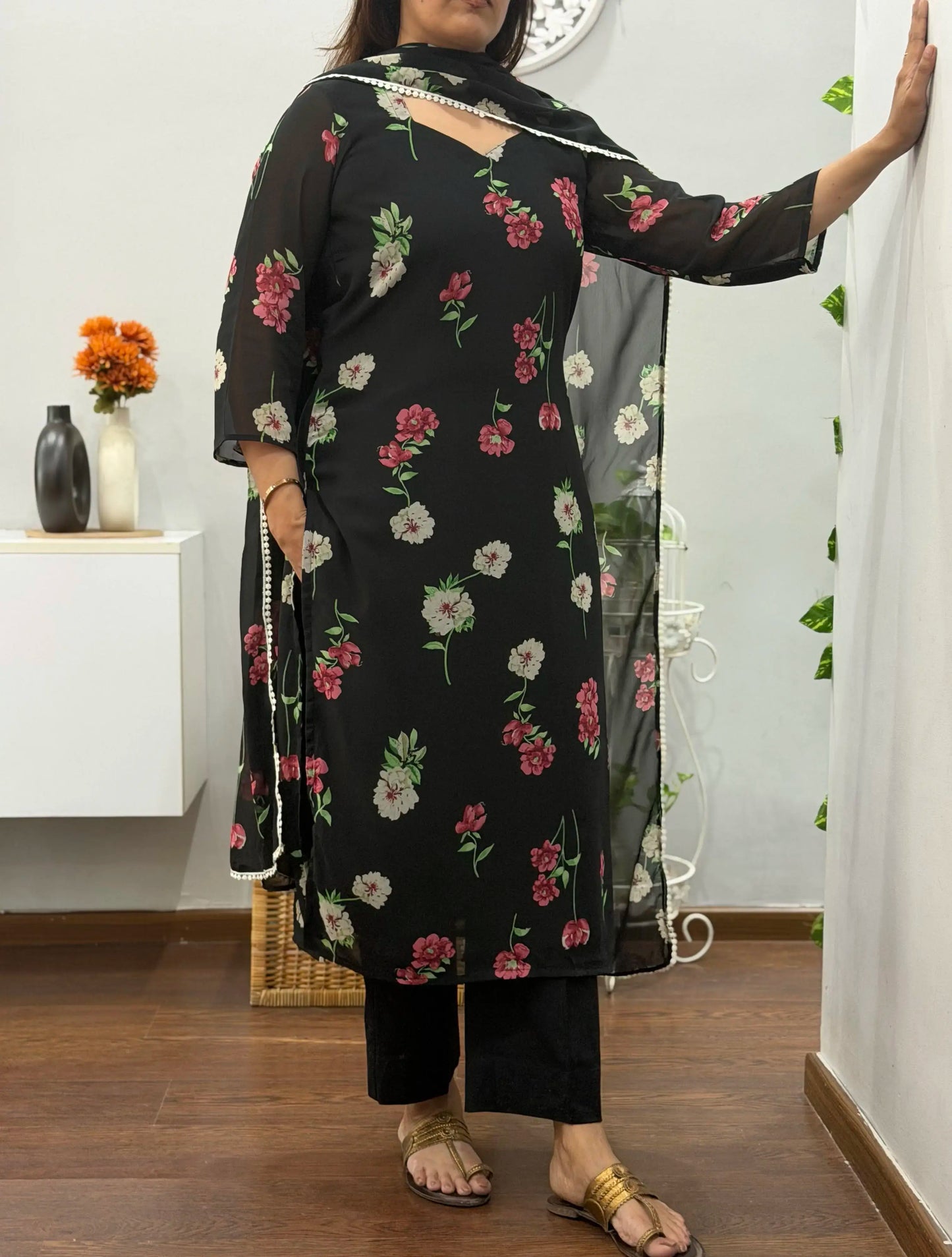 Black Bloom Suit Set 3