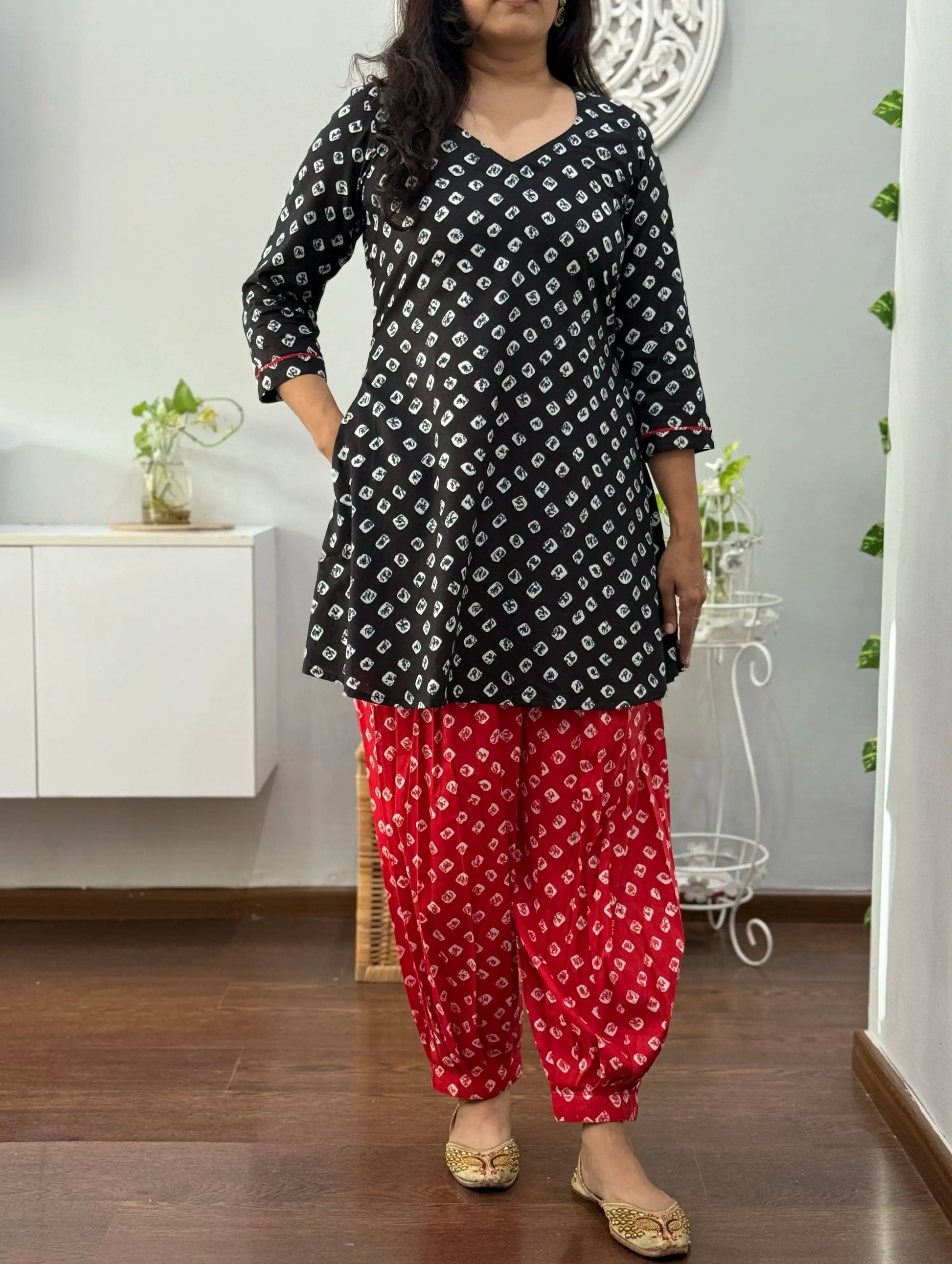Gauri A Line Kurta Afgani Salwar Set 2