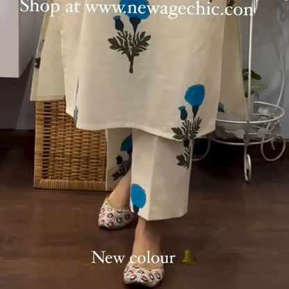 Blue Carnation Co Ord Set 2