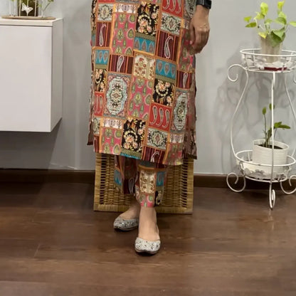 Vintage patch print Co-ord set 2