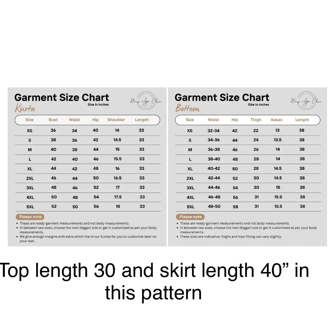 Azalea Kurti Skirt Set 4