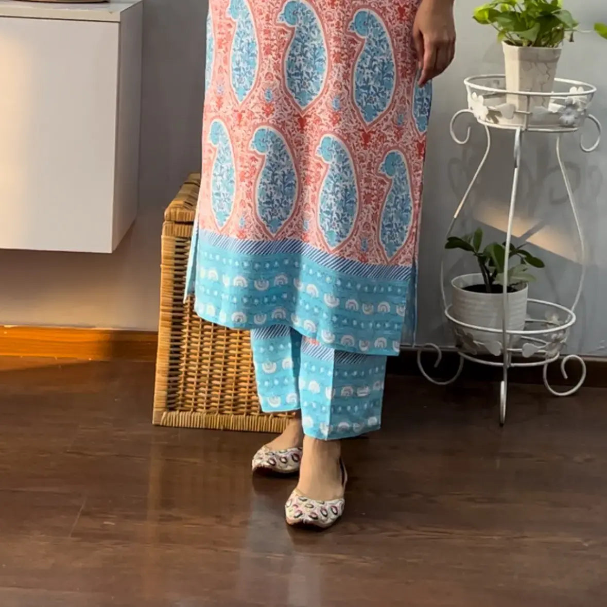 Dilkash Paisley Co-ord set 2