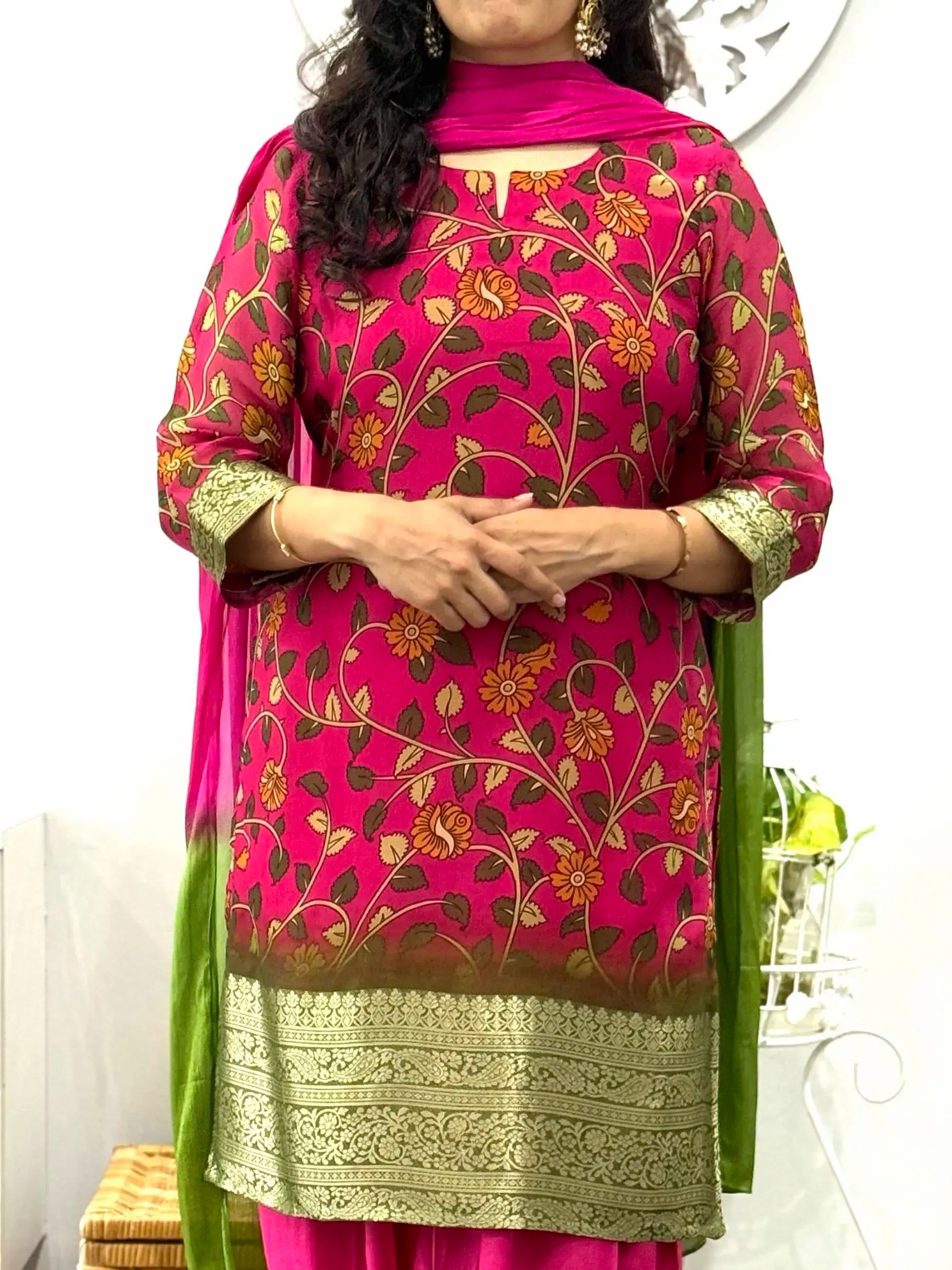 Floral Bloom Afgani Suit Set 2