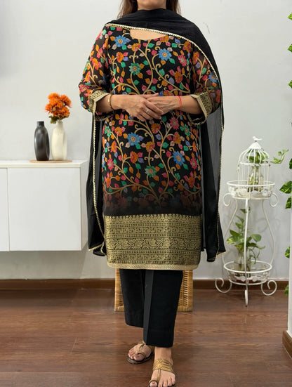 Kalamkari Bloom Suit Set 3